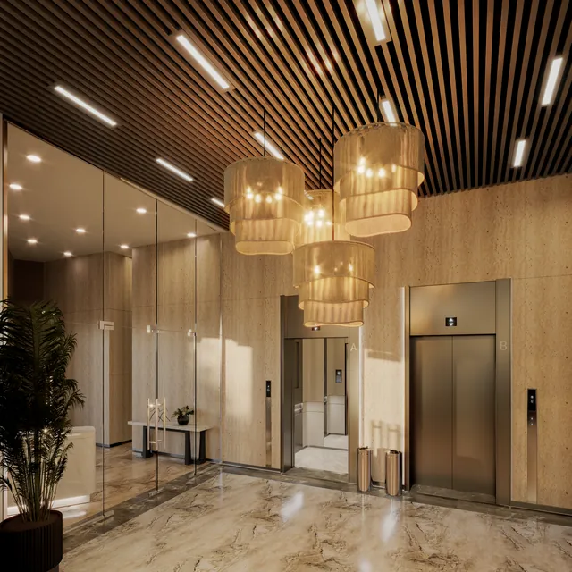 Lift lobby — artistic impression