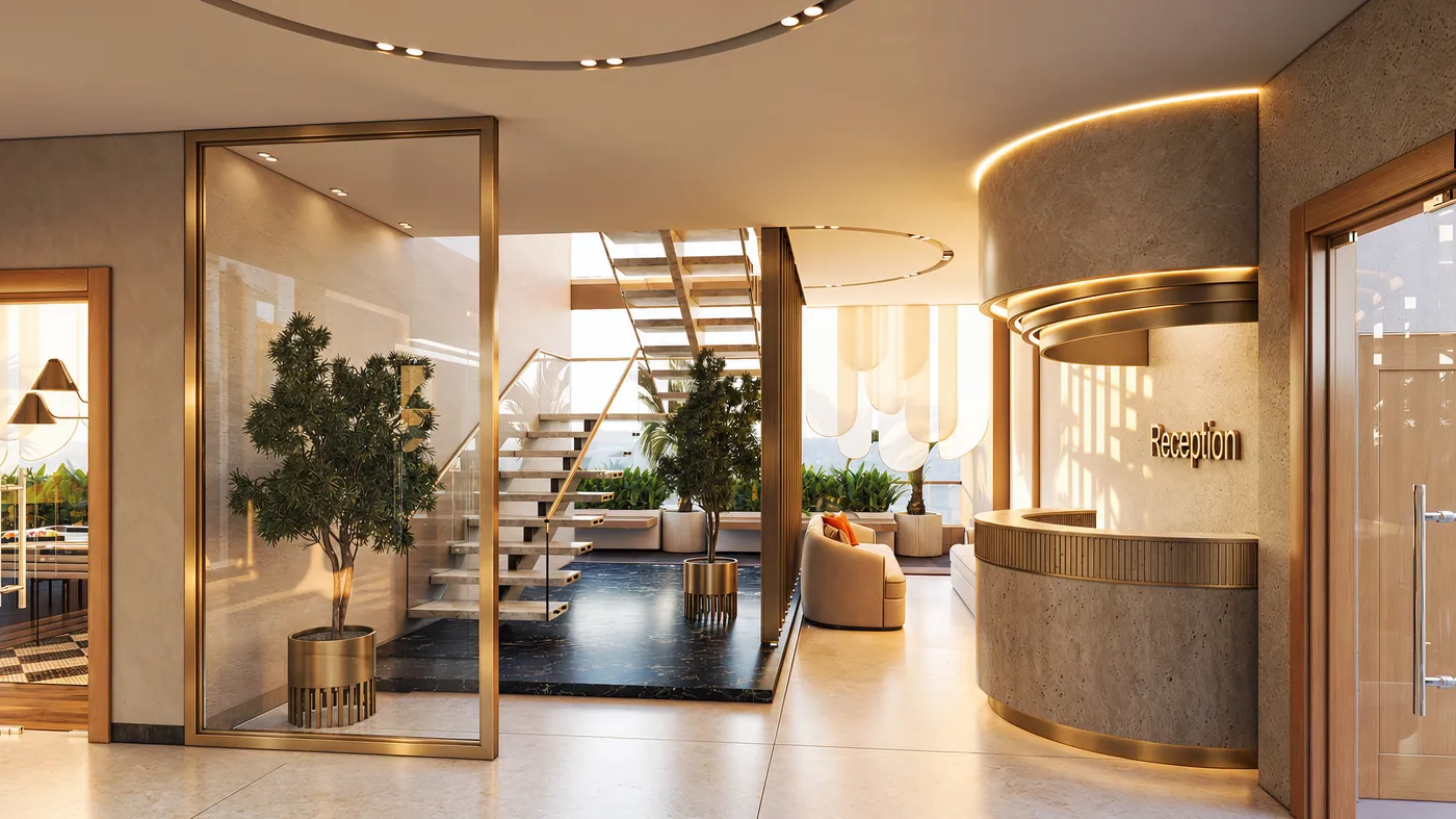 The Nivasa reception — artistic impression